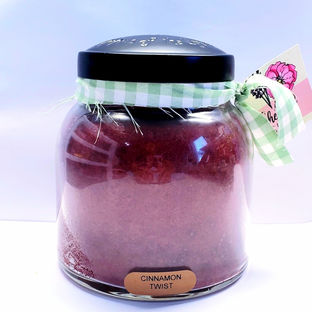 CINNAMON TWIST -A Cheerful Giver- Papa Jar Scented Candle, 34 oz